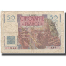 Francja, 50 Francs, Le Verrier, 1947, 1947-06-12, F(12-15), Fayette:20.8