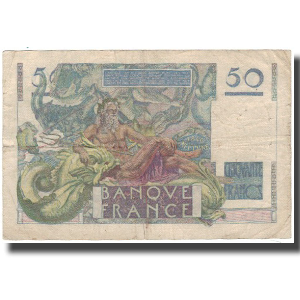 Francja, 50 Francs, Le Verrier, 1947, 1947-06-12, F(12-15), Fayette:20.8