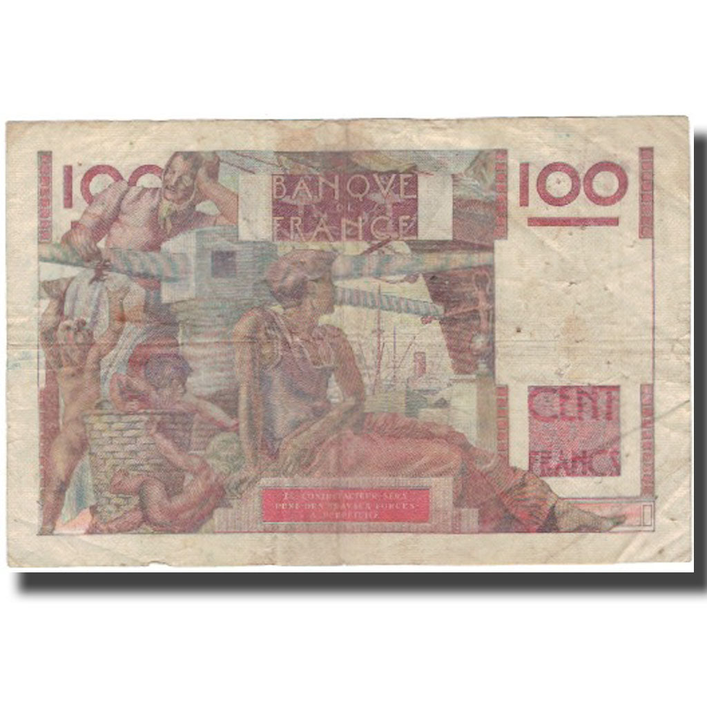 Francia, 100 Francs, Jeune Paysan, 1946, 1946-05-31, MB, Fayette:28.5, KM:128a