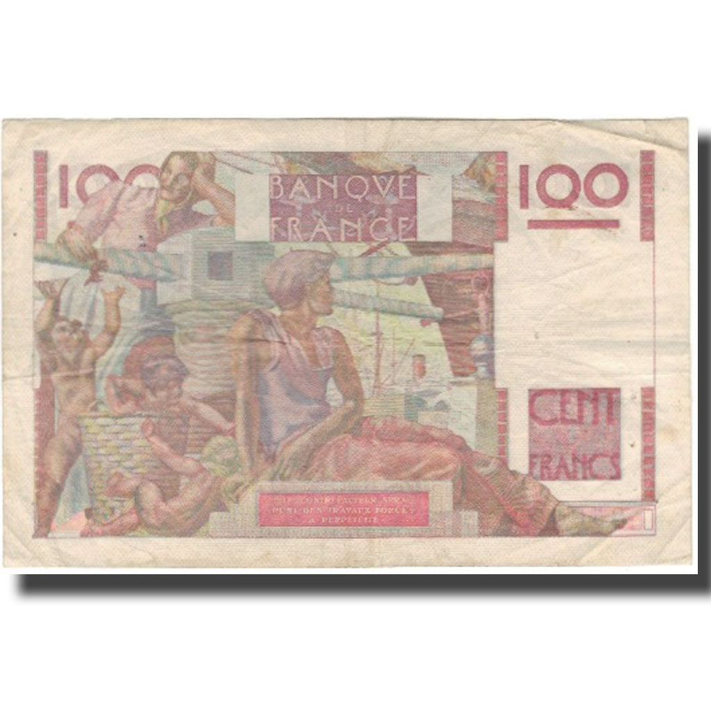 Francia, 100 Francs, Jeune Paysan, 1946, 1946-10-31, BB, Fayette:28.10, KM:128a