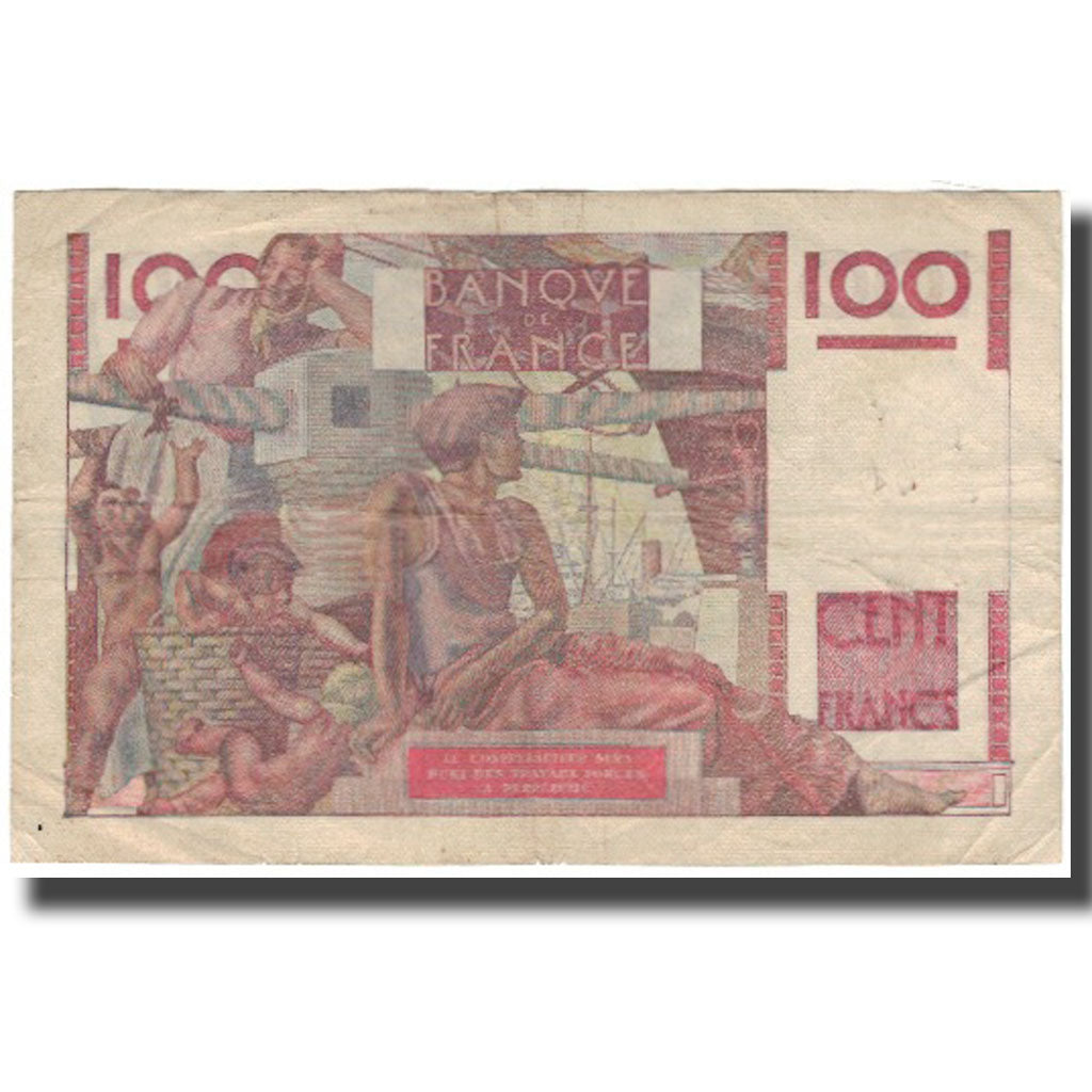 Francia, 100 Francs, Jeune Paysan, 1947, 1947-11-06, BB, Fayette:28.16, KM:128b