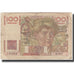 France, 100 Francs, Jeune Paysan, 1948, 1948-12-02, B+, Fayette:28.20, KM:128b
