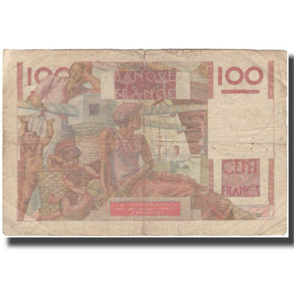 France, 100 Francs, Jeune Paysan, 1948, 1948-12-02, F(12-15), Fayette:28.20