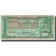 Banknote, Ethiopia, 1 Dollar, 1966, KM:25a, EF(40-45)