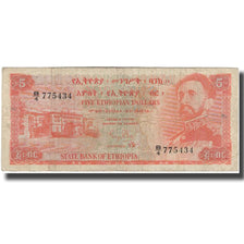 Banknote, Ethiopia, 5 Dollars, 1961, KM:19a, VF(20-25)