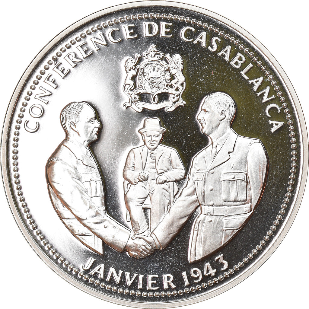 France, Medal, Seconde Guerre Mondiale, Conférence de Casablanca, Politics