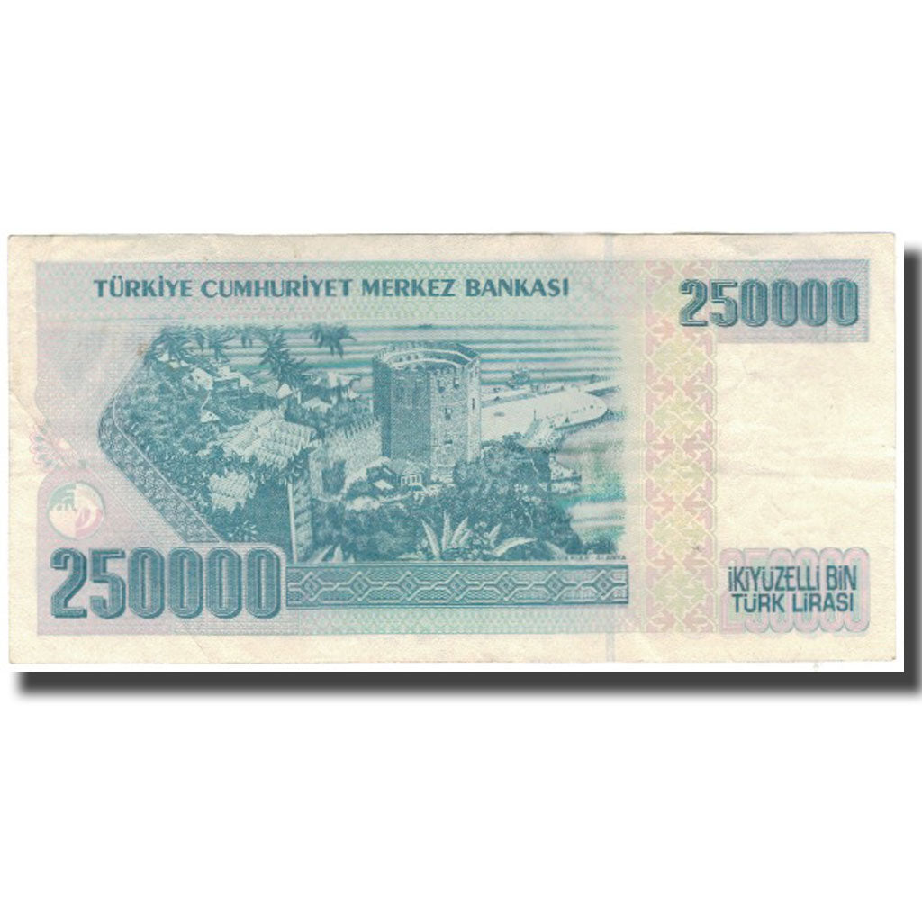 Banknote, Turkey, 250,000 Lira, 1970, 1970-01-14, KM:207, AU(55-58)
