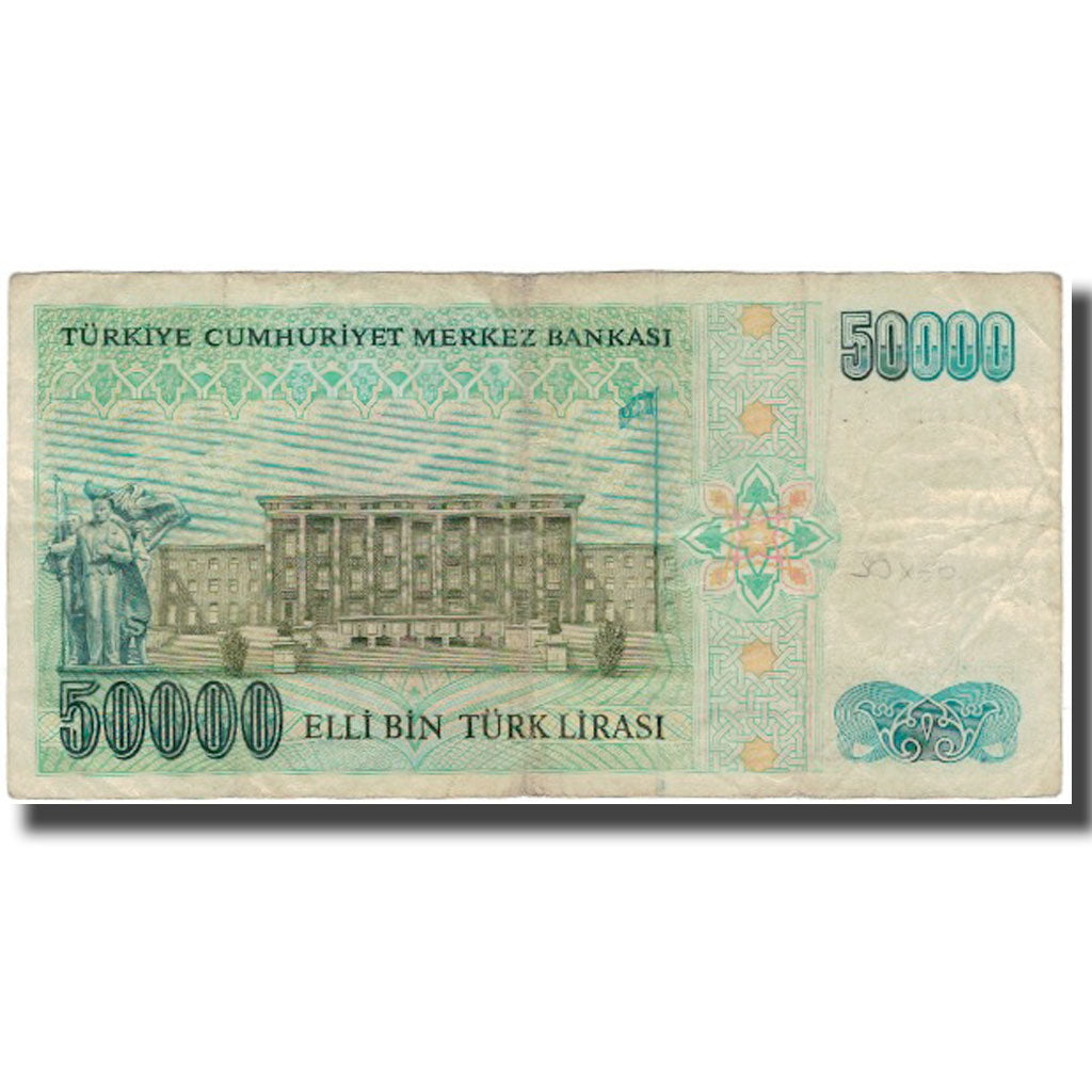 Geldschein, Türkei, 50,000 Lira, 1970, 1970-01-14, KM:203a, S+