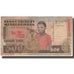 Banknote, Madagascar, 500 Francs = 100 Ariary, KM:71a, VF(20-25)