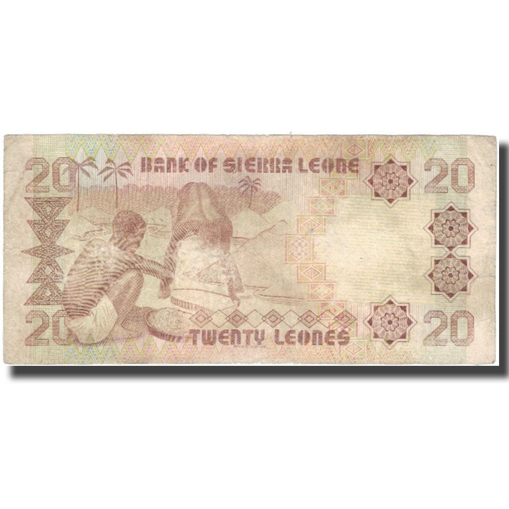 Banknote, Sierra Leone, 20 Leones, 1984, 1984-08-04, KM:14b, VF(20-25)