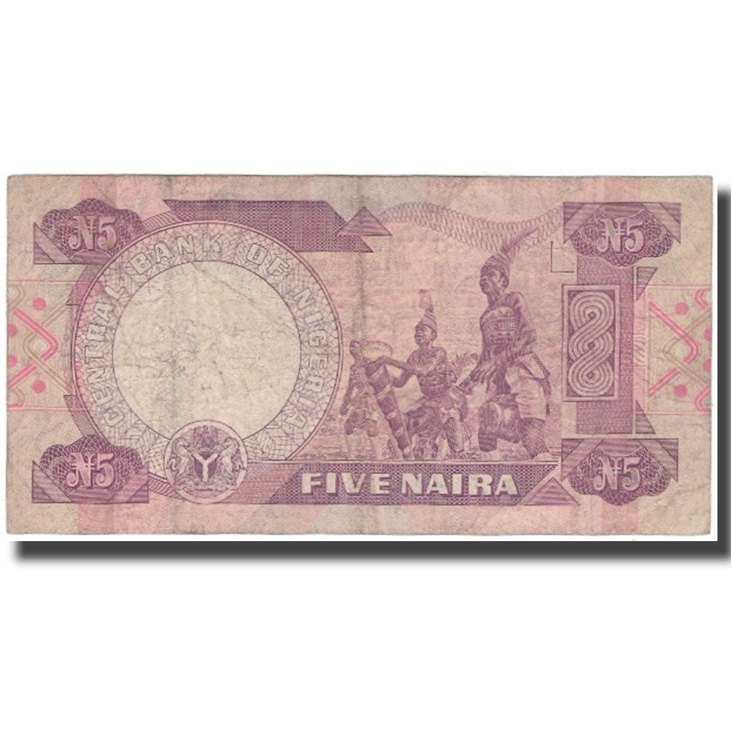Geldschein, Nigeria, 5 Naira, KM:24b, S+
