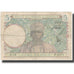 Banknote, French West Africa, 5 Francs, 1942, 1942-02-24, KM:25, VF(20-25)