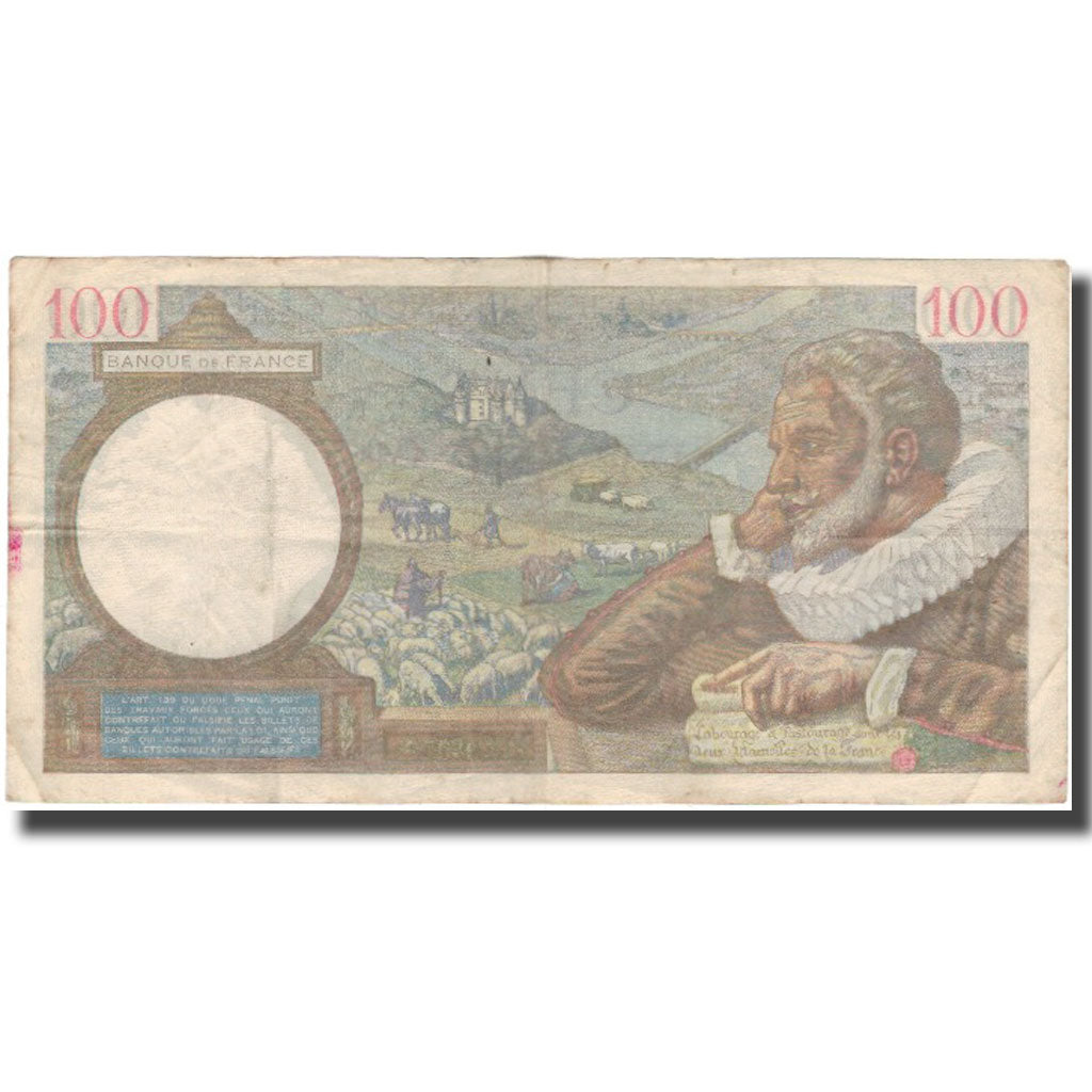 Frankreich, 100 Francs, Sully, 1941, 1941-07-10, S+, Fayette:26.55, KM:94