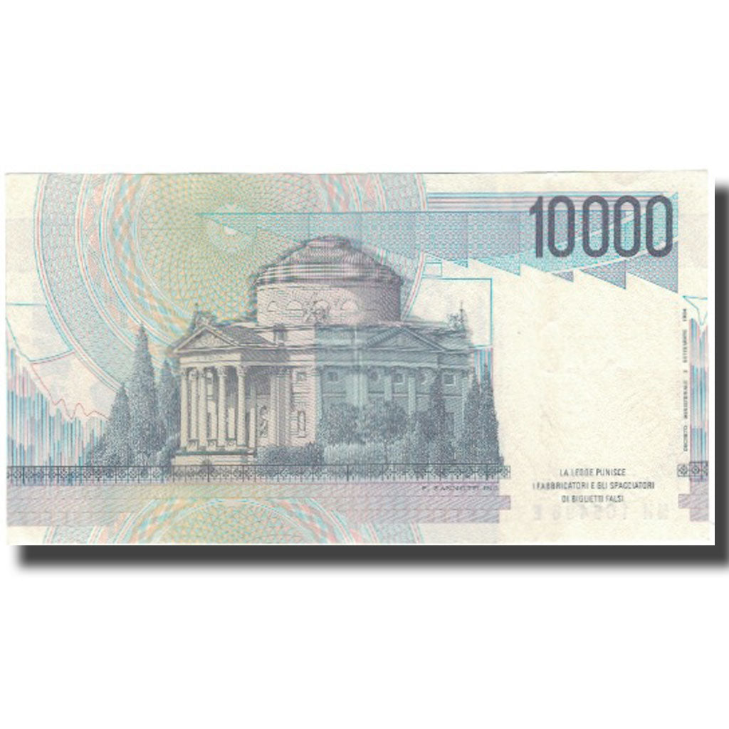 Banknote, Italy, 10,000 Lire, 1984, 1984-09-03, KM:112d, AU(55-58)