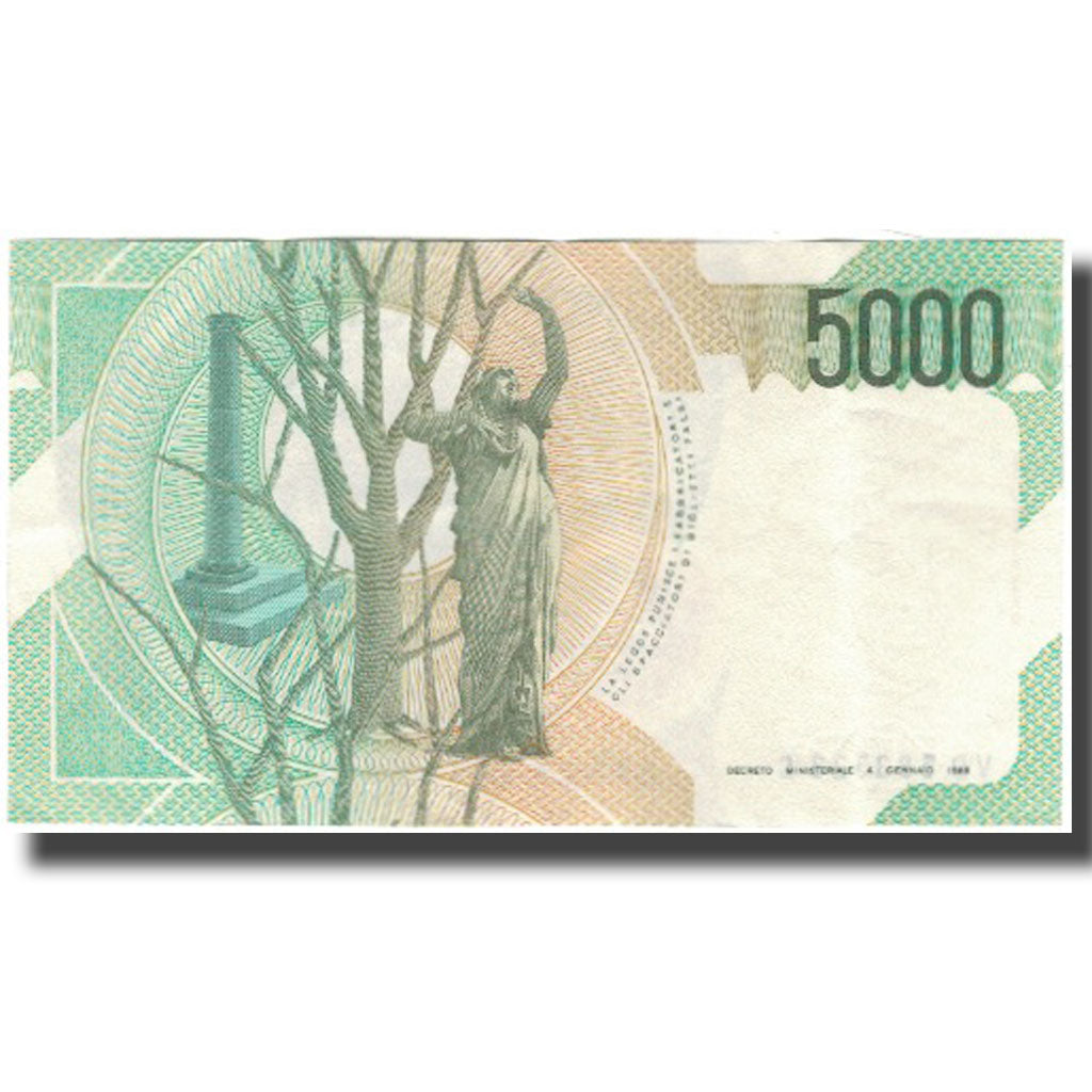 Banknote, Italy, 5000 Lire, 1985, 1985-01-04, KM:111c, AU(55-58)