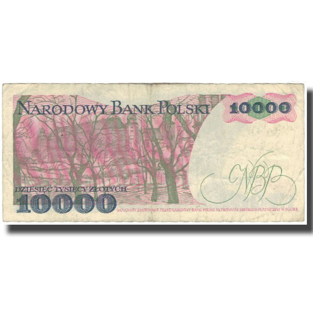 Banknot, Polska, 10,000 Zlotych, 1988, 1988-12-01, KM:151b, EF(40-45)