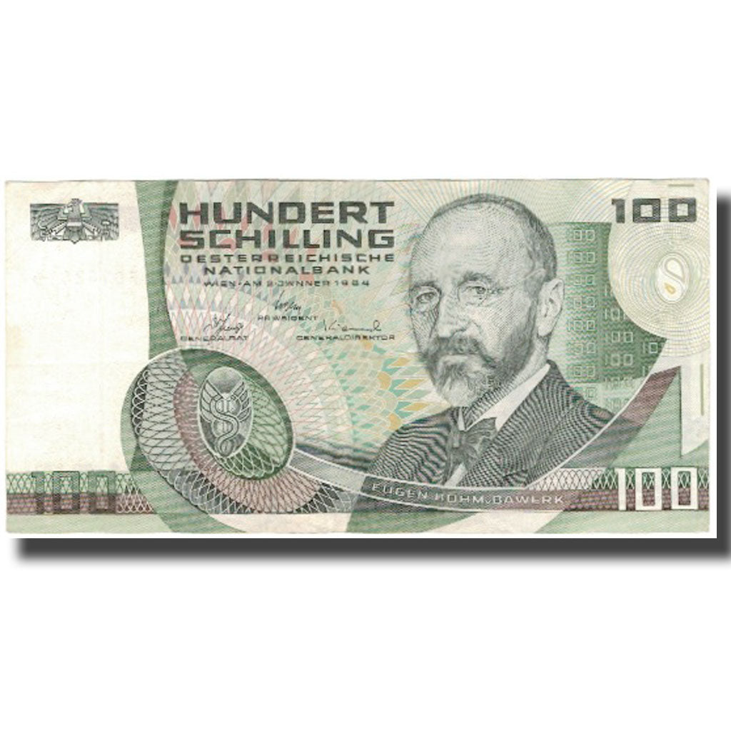 Banknote, Austria, 100 Schilling, 1984, 1984-01-02, KM:150, AU(55-58)
