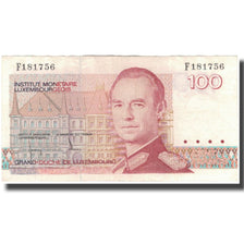Geldschein, Luxemburg, 100 Francs, Undated (1986), KM:58a, VZ