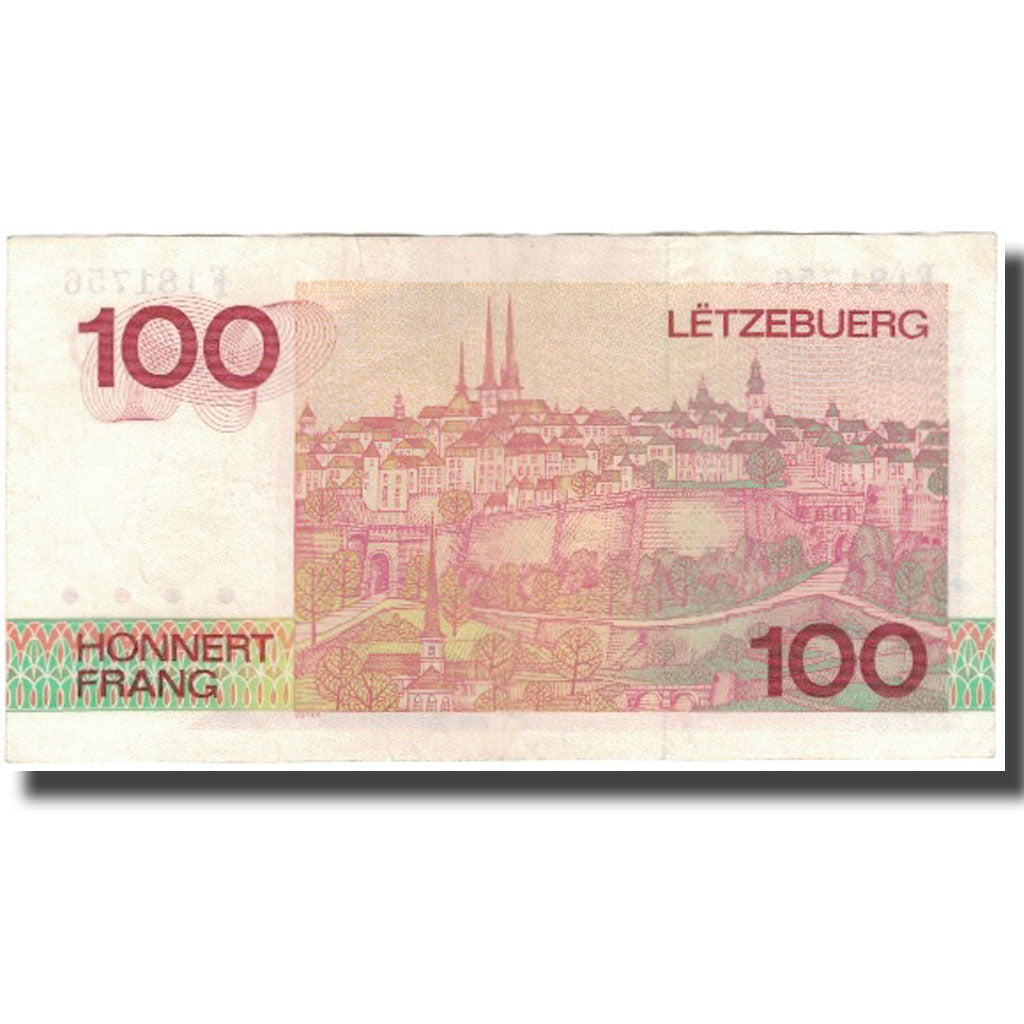 Banknote, Luxembourg, 100 Francs, Undated (1986), KM:58a, AU(55-58)