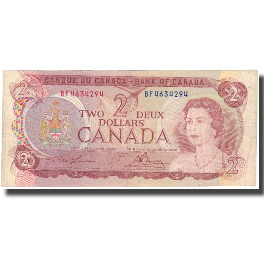 Geldschein, Kanada, 2 Dollars, 1974, KM:86a, SS