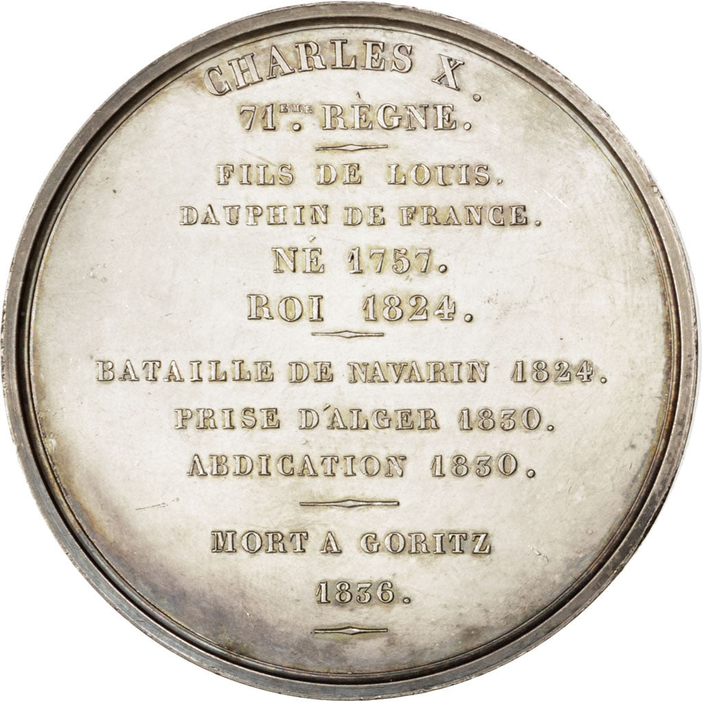 Charles X, Médaille