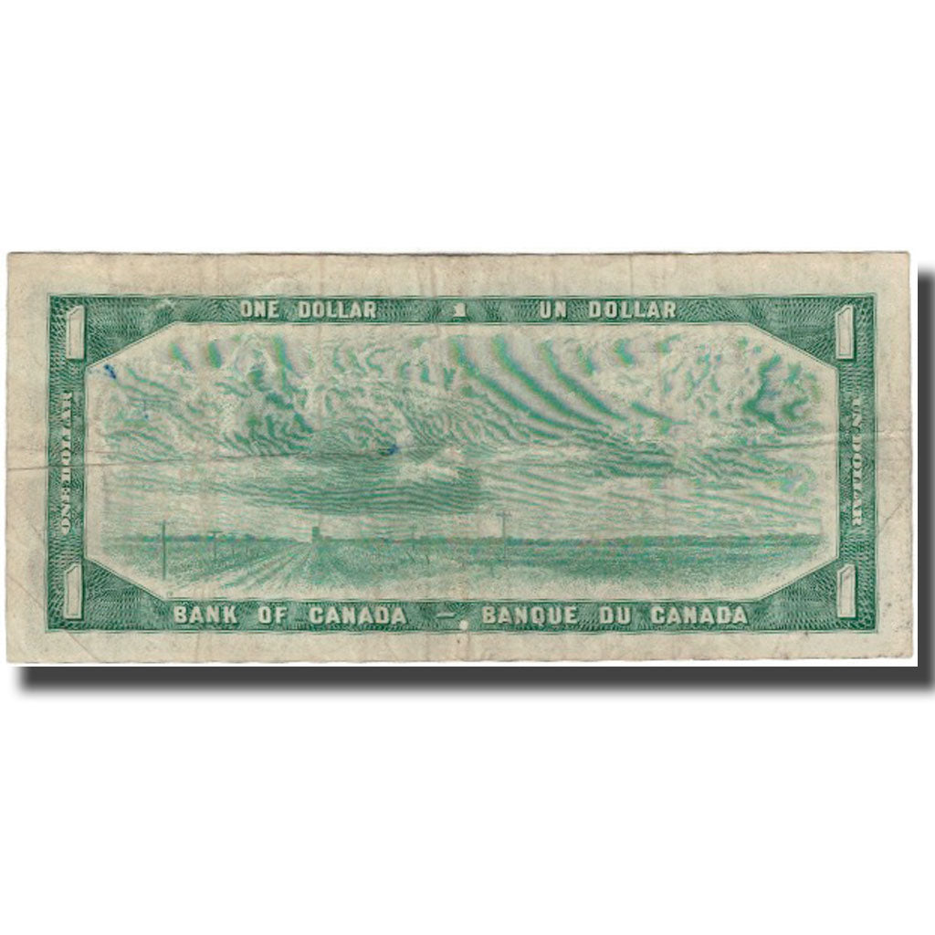 Banknote, Canada, 1 Dollar, 1954, KM:66b, VF(30-35)
