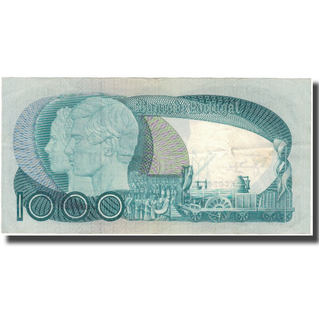 Biljet, Portugal, 1000 Escudos, 1980, 1980-09-16, KM:175b, TTB+
