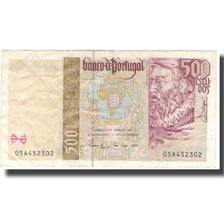 Nota, Portugal, 500 Escudos, 1987, 1987-04-17, KM:187a, AU(50-53)