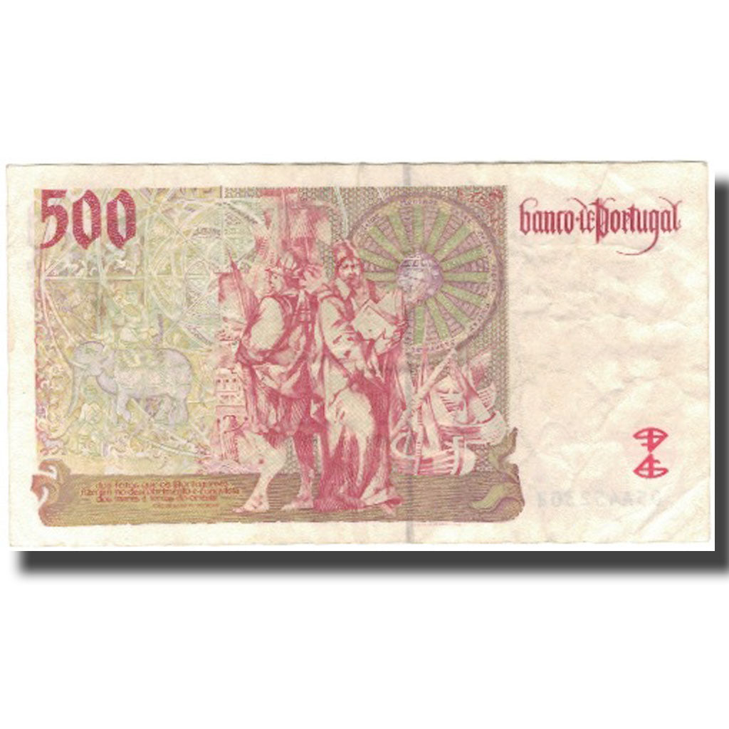Biljet, Portugal, 500 Escudos, 1987, 1987-04-17, KM:187a, TTB+