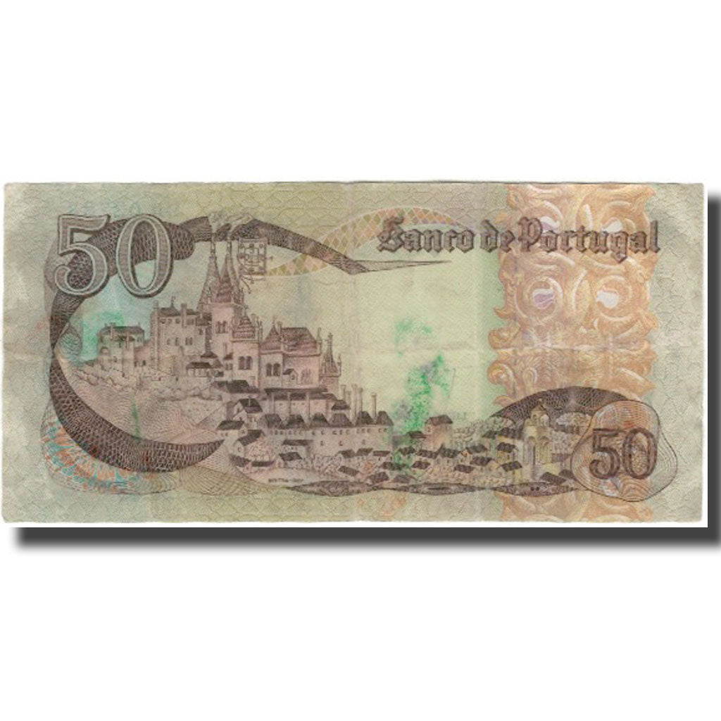 Geldschein, Portugal, 50 Escudos, 1968, 1968-05-28, KM:174b, S+