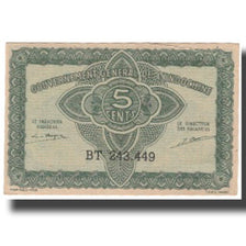 Banknote, FRENCH INDO-CHINA, 5 Cents, Undated (1942), KM:88b, AU(55-58)