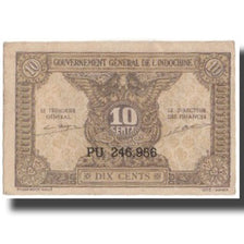 Banknote, FRENCH INDO-CHINA, 10 Cents, Undated (1942), KM:89a, AU(55-58)