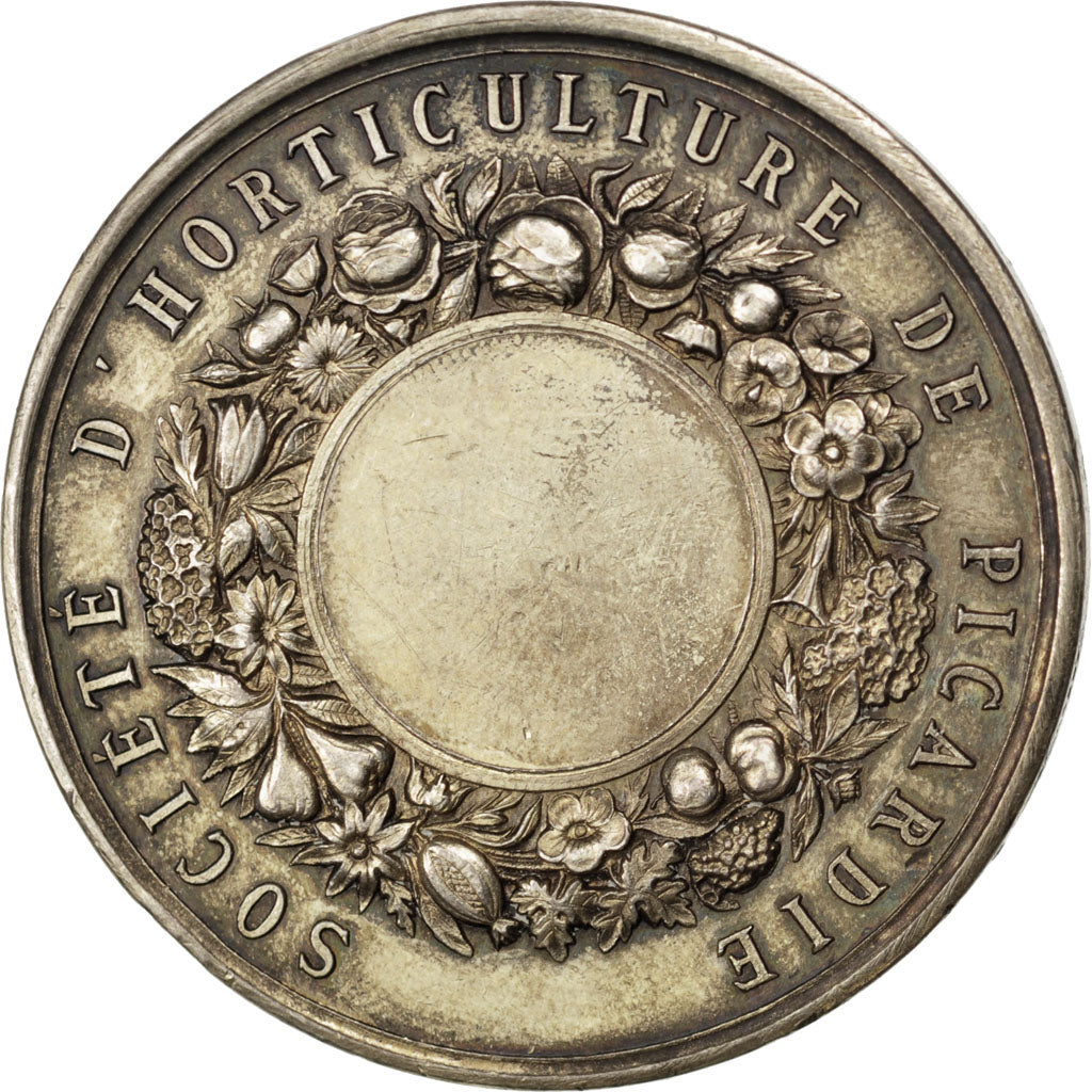 FRANCE, Flora, French Third Republic, Medal, AU(55-58), Pingret, Silver, 41,...
