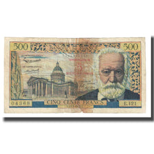 Francja, 5 Nouveaux Francs on 500 Francs, Victor Hugo, 1959, 1959-02-12