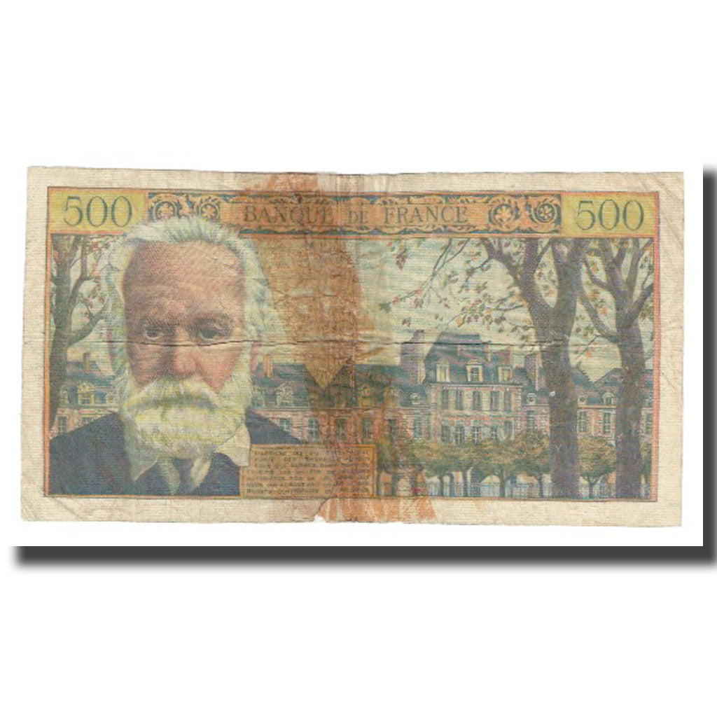 Francja, 5 Nouveaux Francs on 500 Francs, Victor Hugo, 1959, 1959-02-12