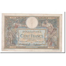 France, 100 Francs, Luc Olivier Merson, 1908, 21-05-1908, VF(20-25)
