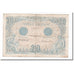 France, 20 Francs, Bleu, 1913, 1913-02-01, TB, Fayette:10.3, KM:68b
