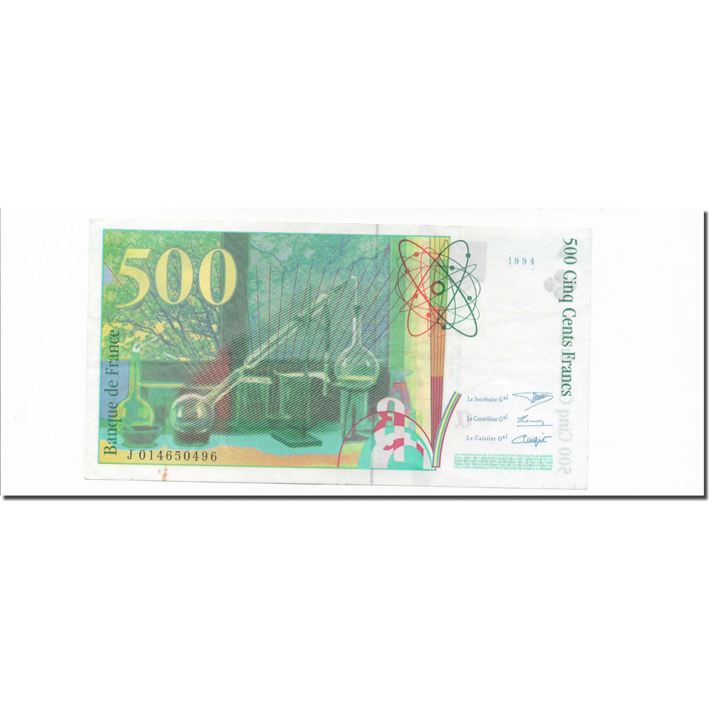 France, 500 Francs, Pierre et Marie Curie, 1994, Undated (1994), SUP+