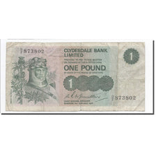 Biljet, Schotland, 1 Pound, 1975, 1975-01-06, KM:204c, TB