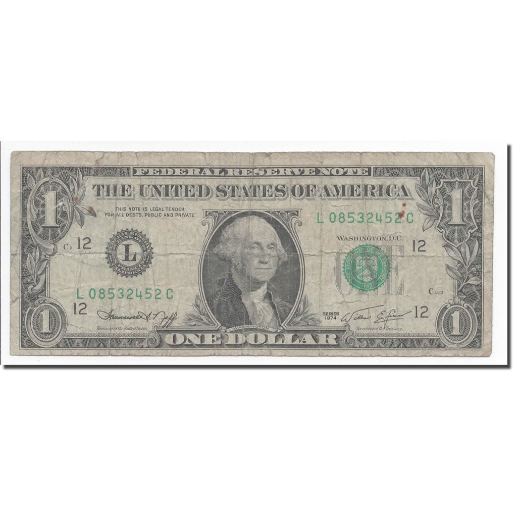 Banknote, United States, One Dollar, 1974, 1974, KM:1584, VF(20-25)