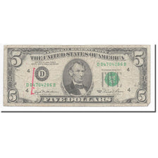 Banknote, United States, Five Dollars, 1981, 1981, KM:3515, VF(20-25)