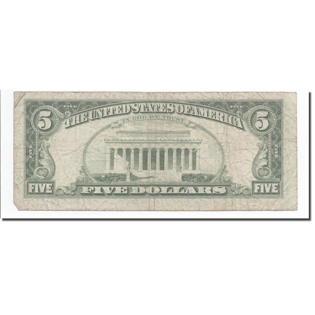 Banknote, United States, Five Dollars, 1981, 1981, KM:3515, VF(20-25)