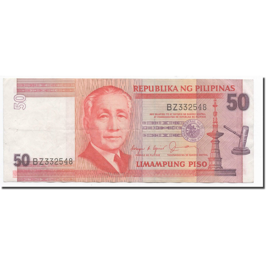Banknote, Philippines, 50 Piso, Undated (1987-1994), KM:171a, AU(50-53)