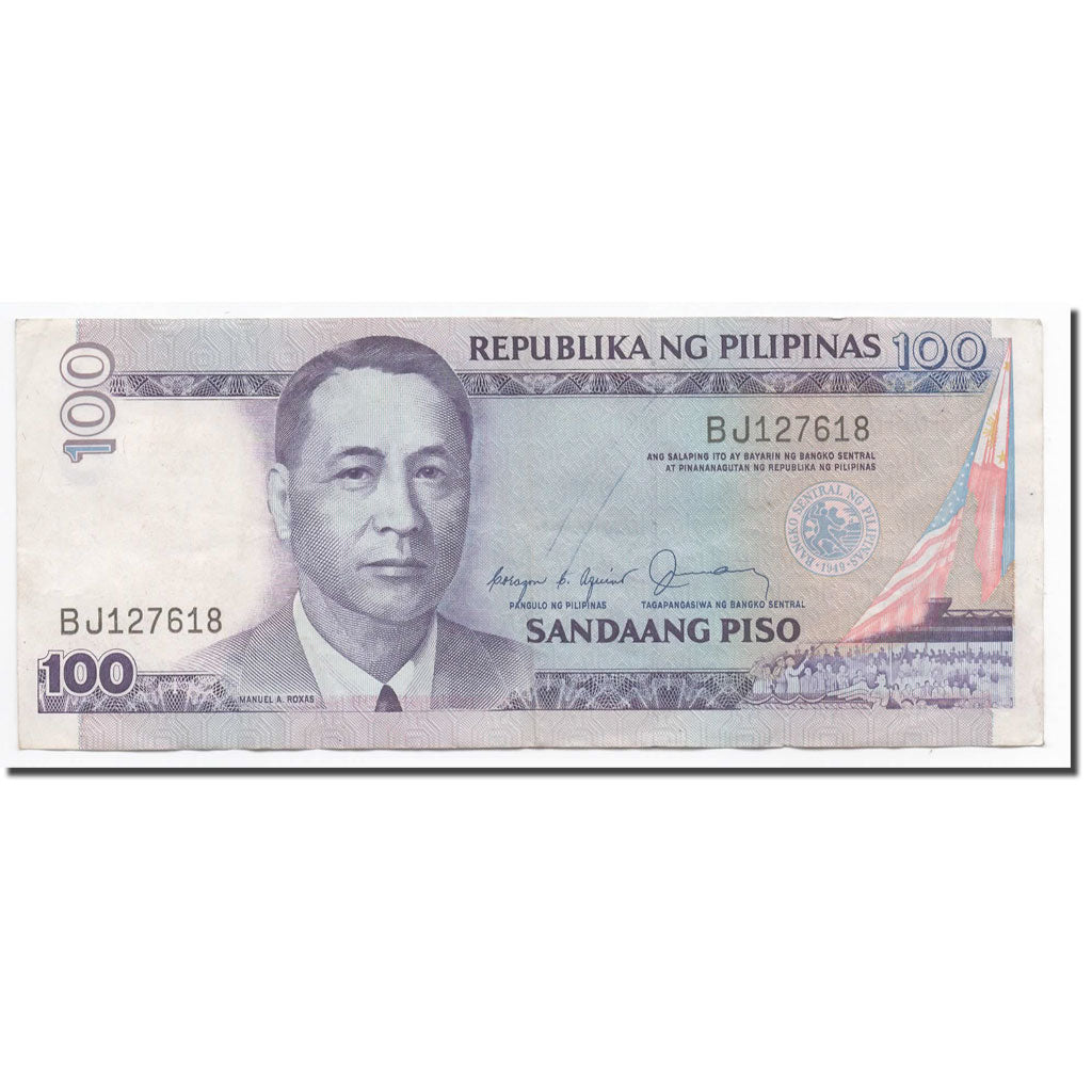 Banknote, Philippines, 100 Piso, undated 1985, Undated (1991), KM:172a