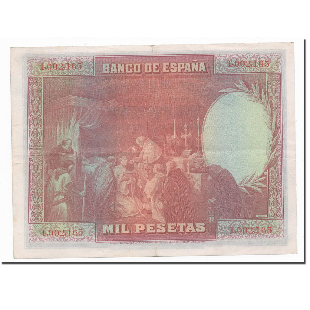 Banknote, Spain, 1000 Pesetas, 1928, 1928-08-15, KM:78a, AU(55-58)