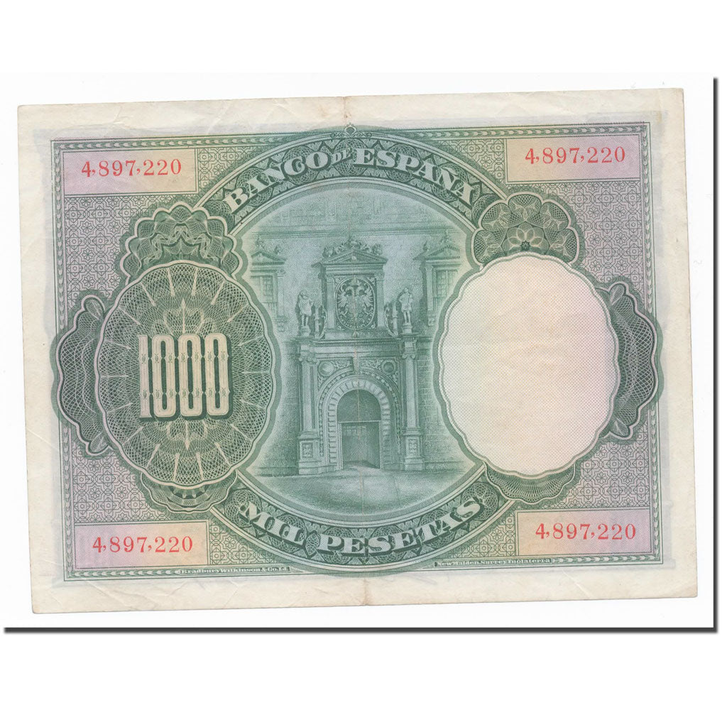 Geldschein, Spanien, 1000 Pesetas, 1925, 1925-07-01, KM:70c, SS+
