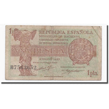 Banknote, Spain, 1 Peseta, 1937, KM:94, VF(20-25)