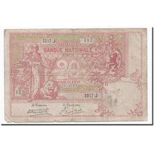 Banknote, Belgium, 20 Francs, 1919, 1914-12-04, KM:67, VF(20-25)
