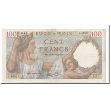 France, 100 Francs, Sully, 1939, 1939-11-30, TB+, Fayette:F 26. 16, KM:94