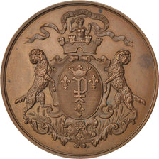 France, Medal, Second French Empire, History, Stern, AU(55-58), Copper